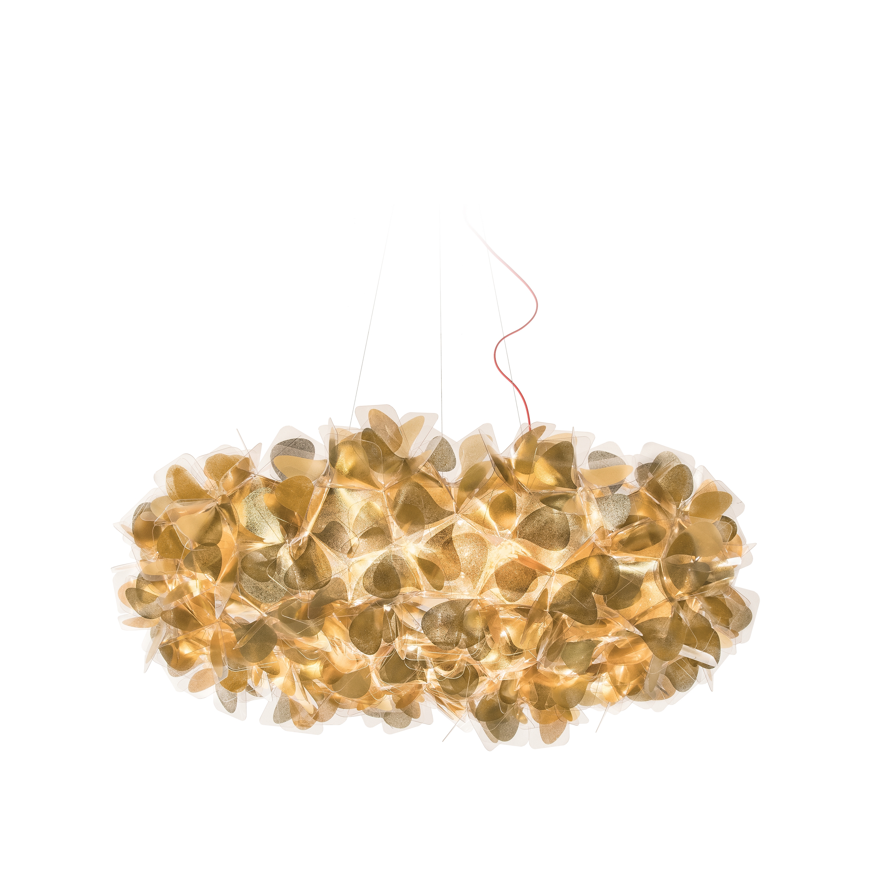 Mostrar el producto Clizia Suspension 130 | Mama Non Mama Gold | Red Wire del fabricante Slamp