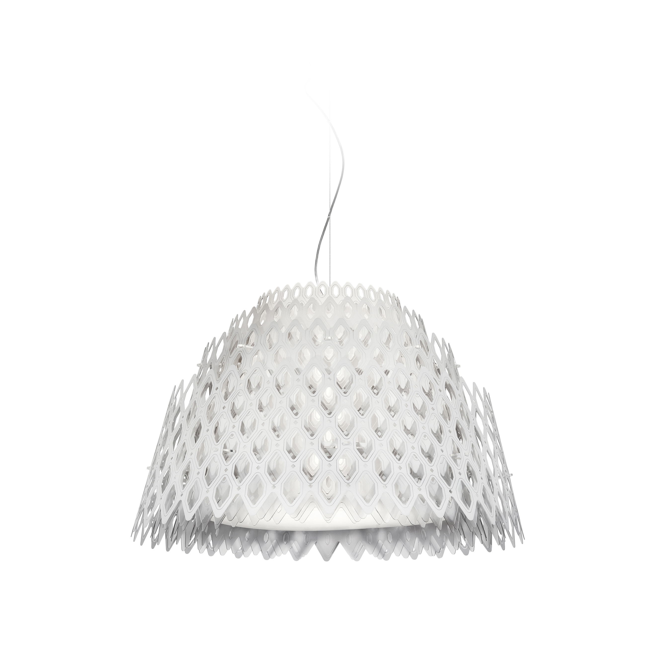 Mostra il prodotto Charlotte Half Suspension | White del produttore Slamp