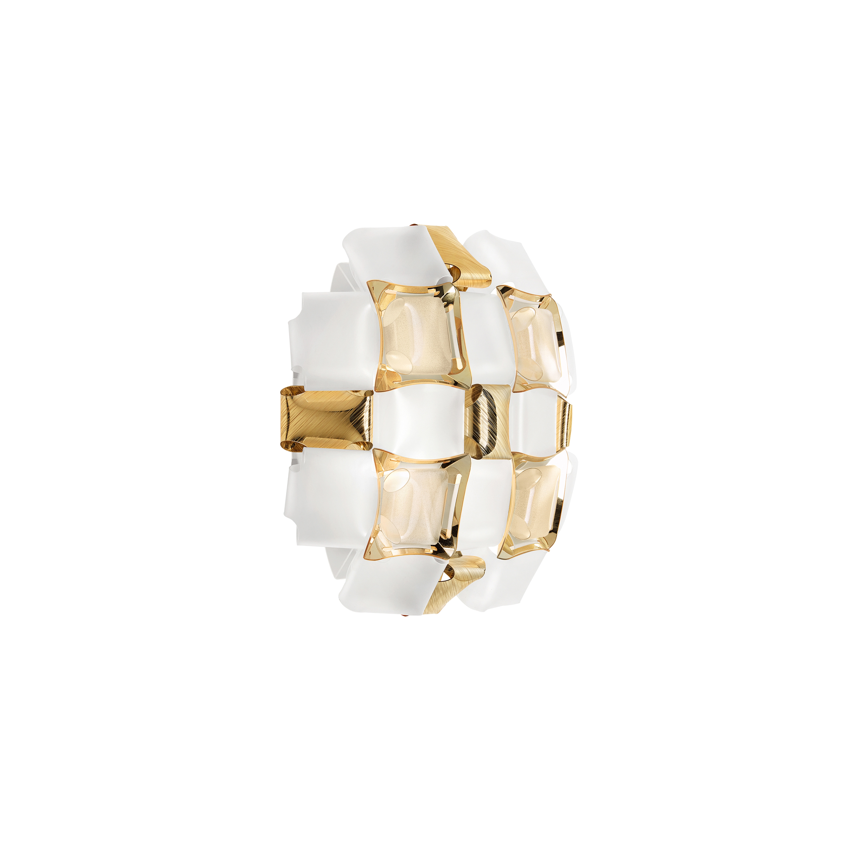 Mida Applique | White-Gold
