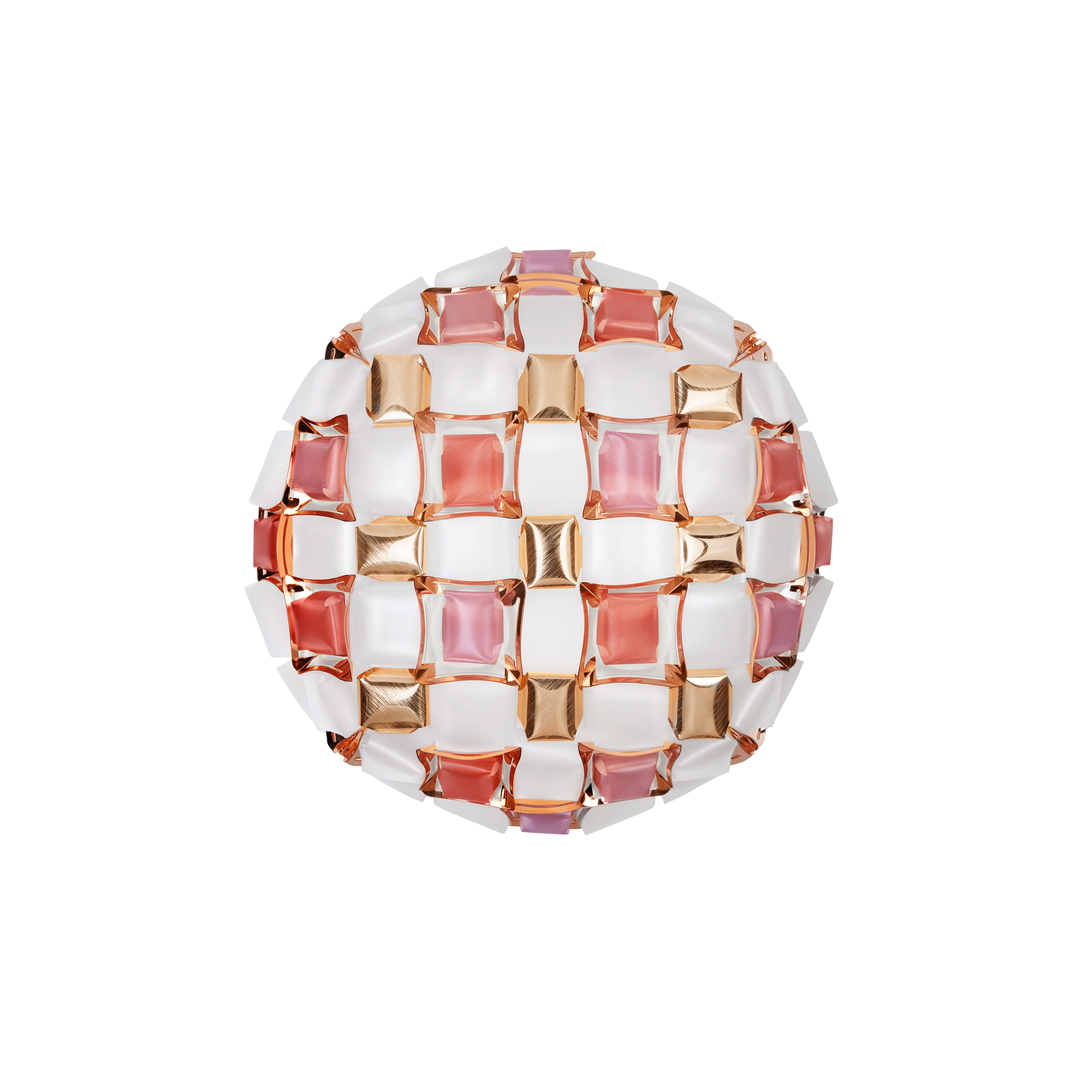 Mida Ceiling/Wall Large | White-Platinum