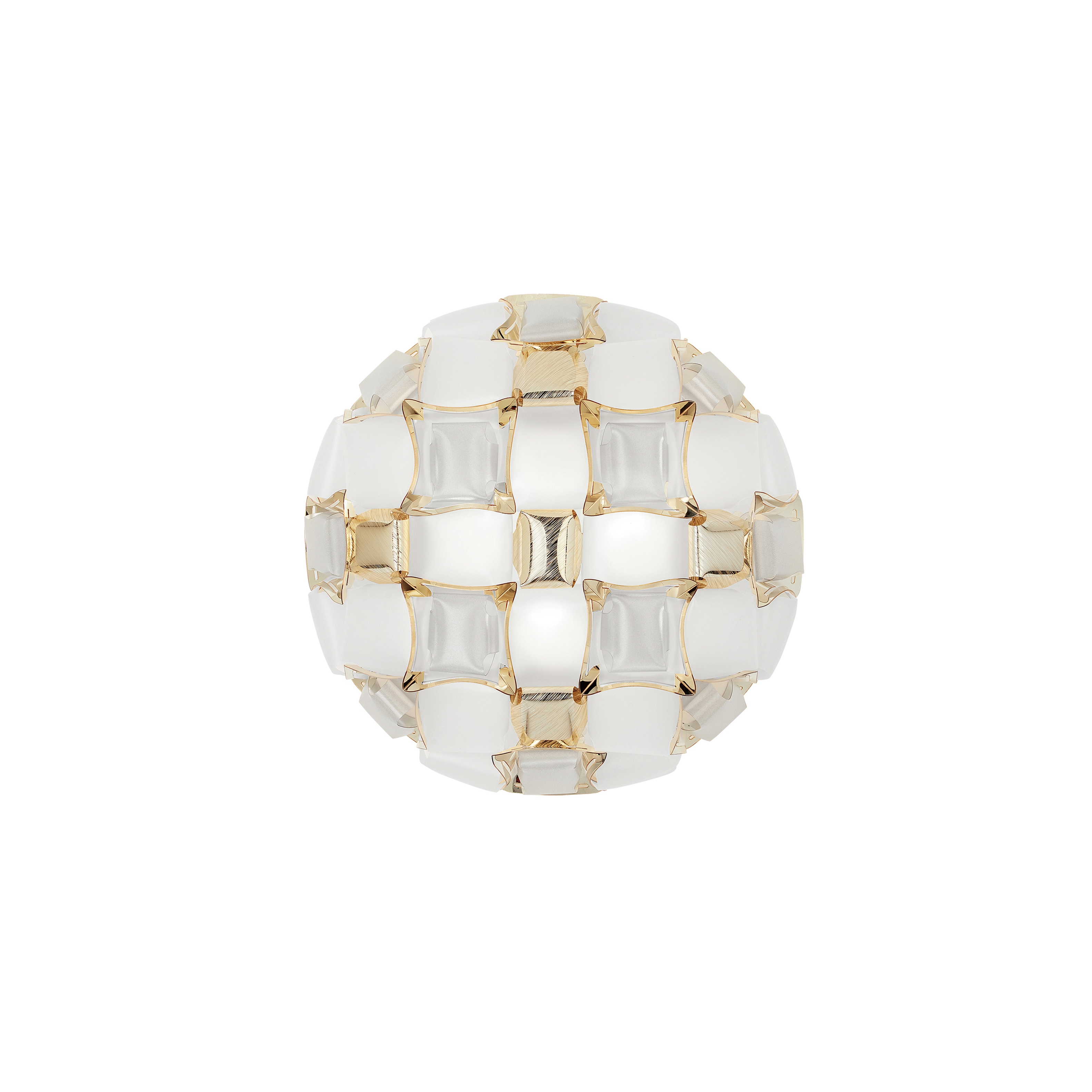 Mida Ceiling/Wall Medium | White-Gold