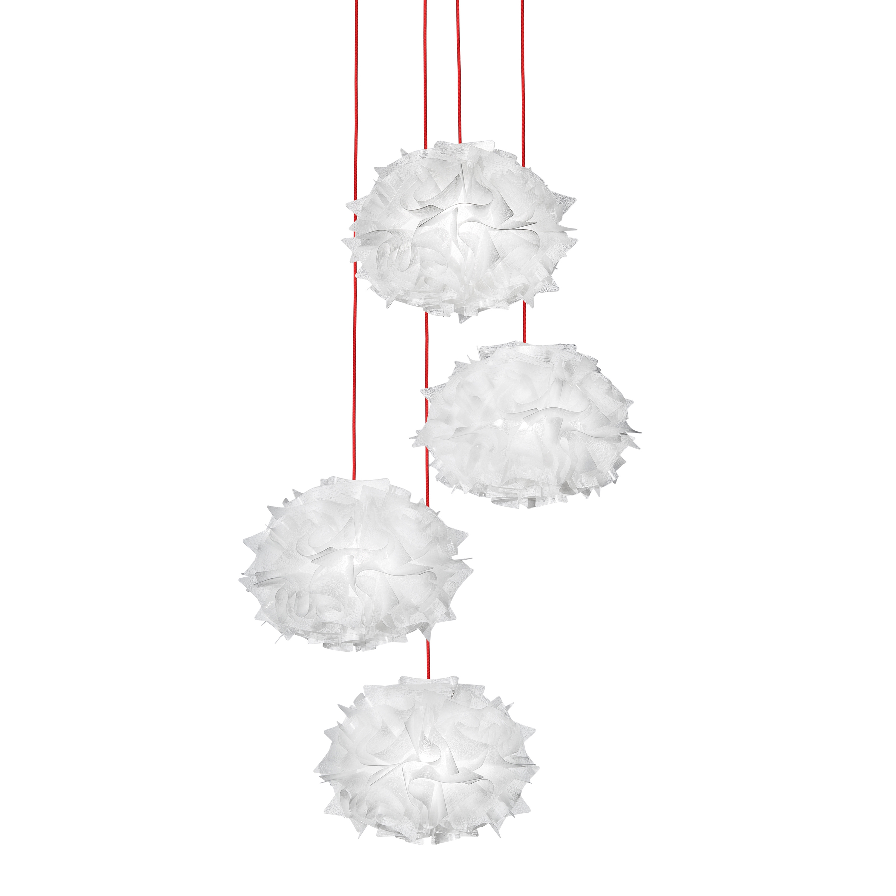Produkt Veli Mini Quartet Suspension | Couture Red Wire des Herstellers Slamp anzeigen