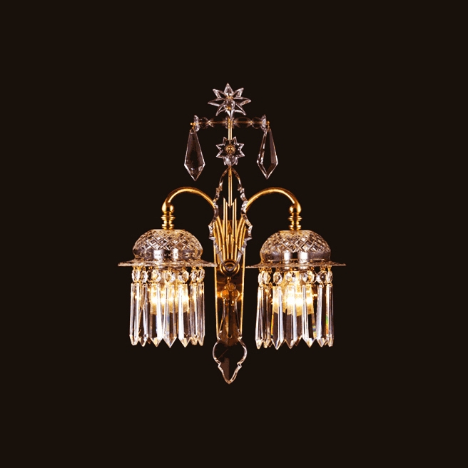Display product Sacher wall sconce from manufacturer LOBMEYR