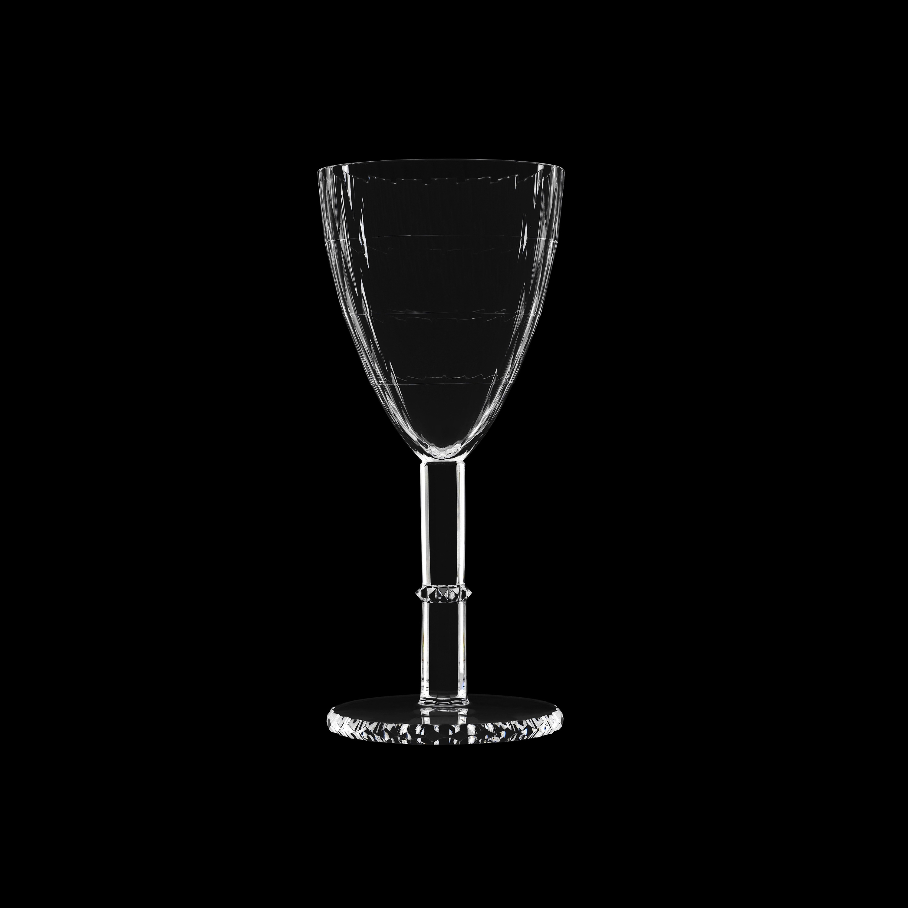 Display product Fleckerlschliff Pokal, cut with rich facettes from manufacturer LOBMEYR