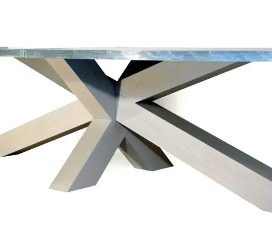 ZinX - Crosstable 4-Beam Zinc