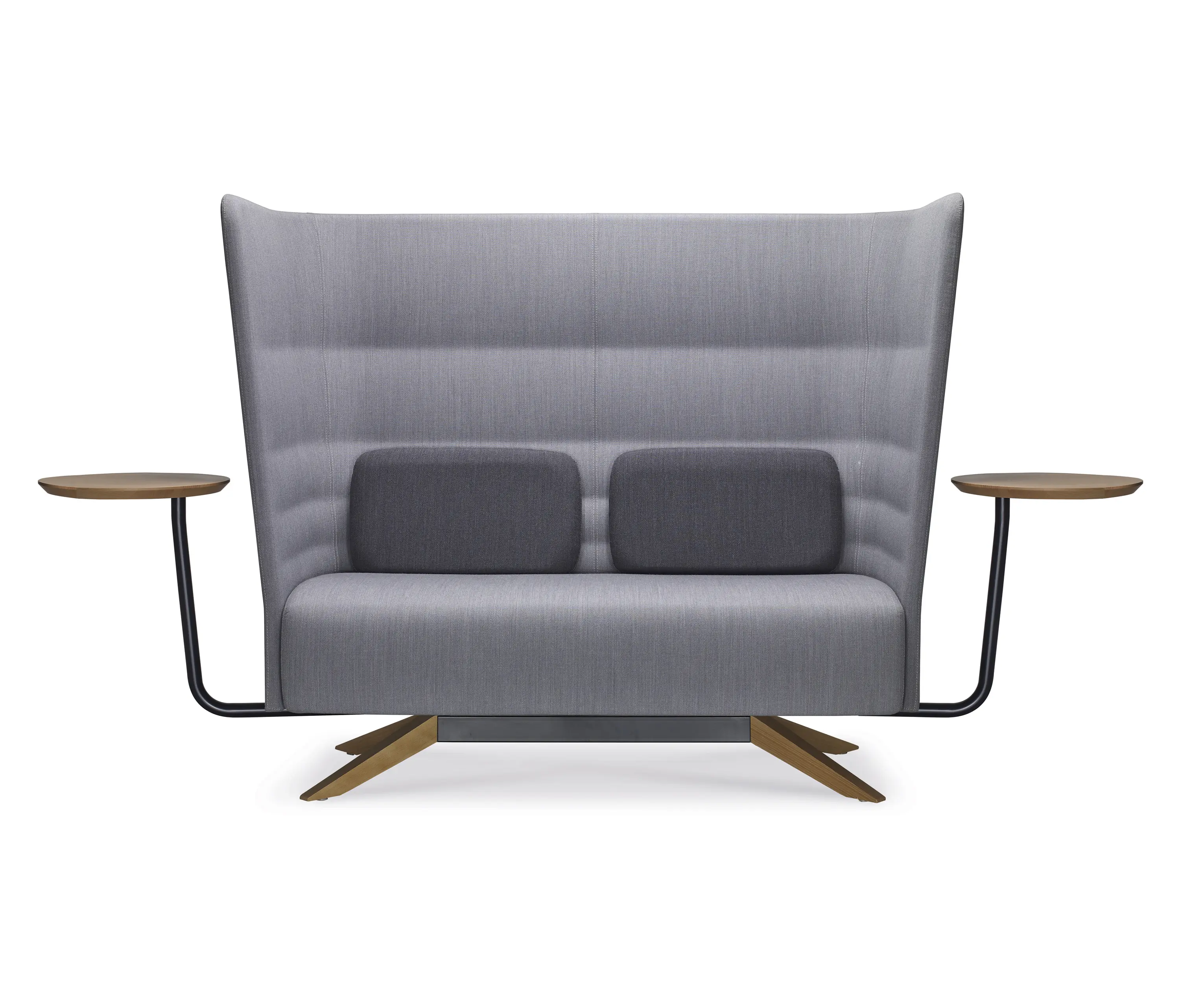 sitland - Cell 128 High-back sofa with 4-spoke base