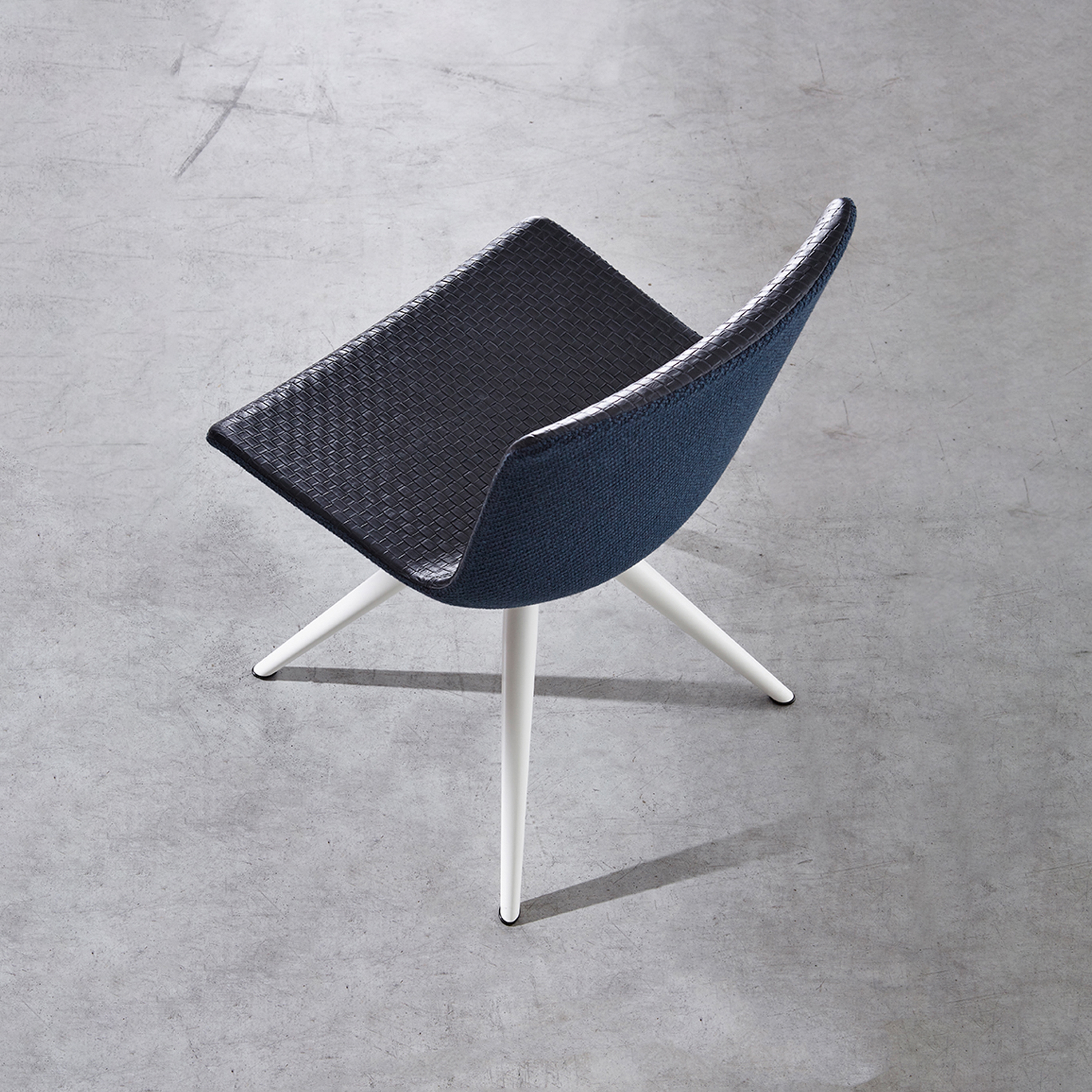 Display product Milos Life Chair with wood trestle base from manufacturer sitland