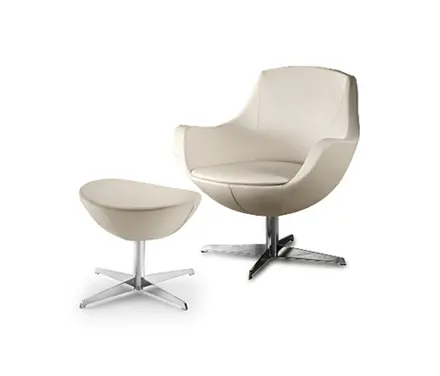 GRASSOLER - Rossetta Sessel mit Pouf