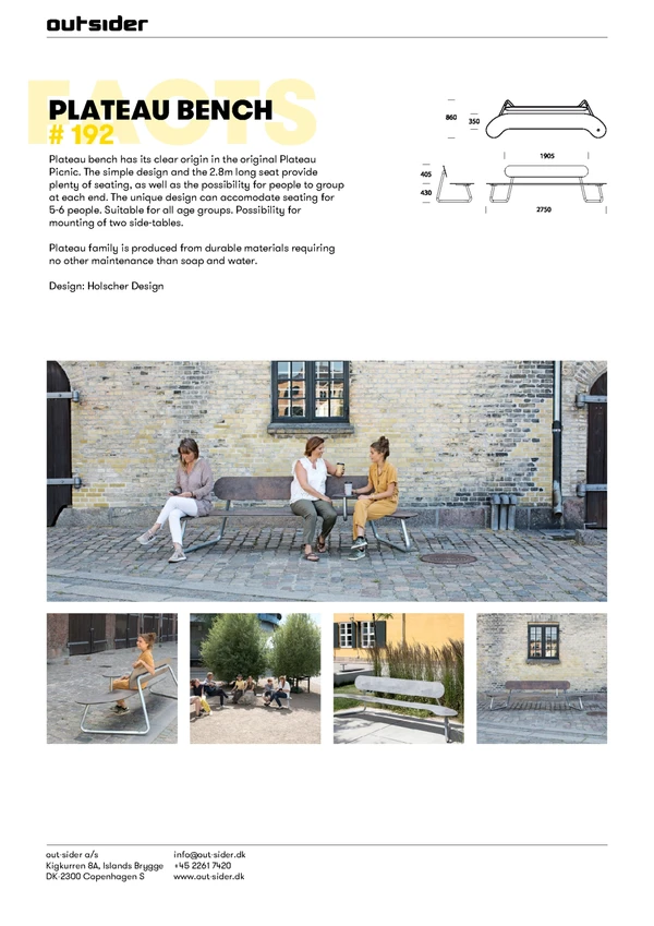 Immagine di anteprima del file Plateau Bench