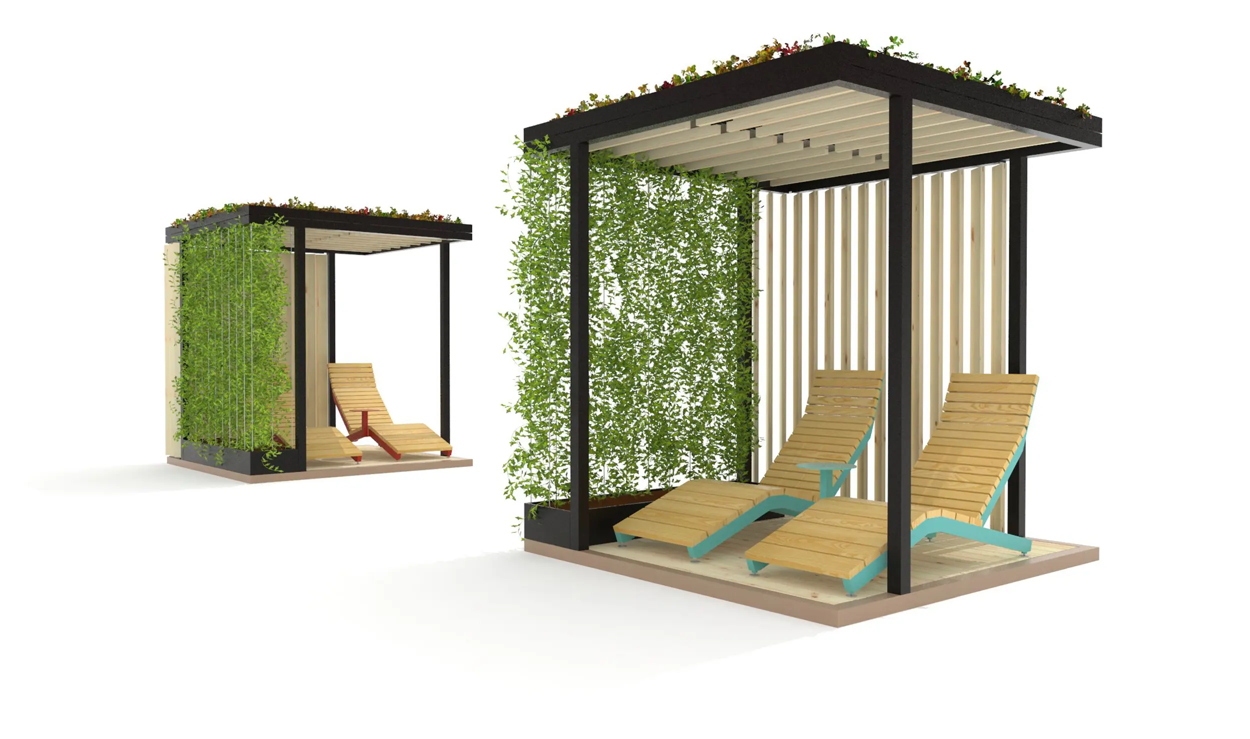 mmcité - cuby | pérgola exterior