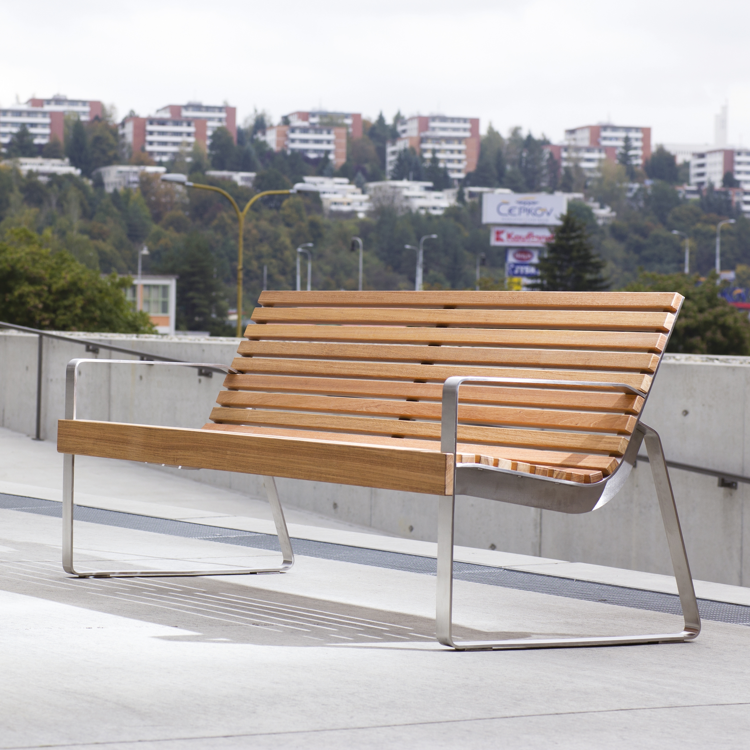 Display product preva urbana | Park bench from manufacturer mmcité