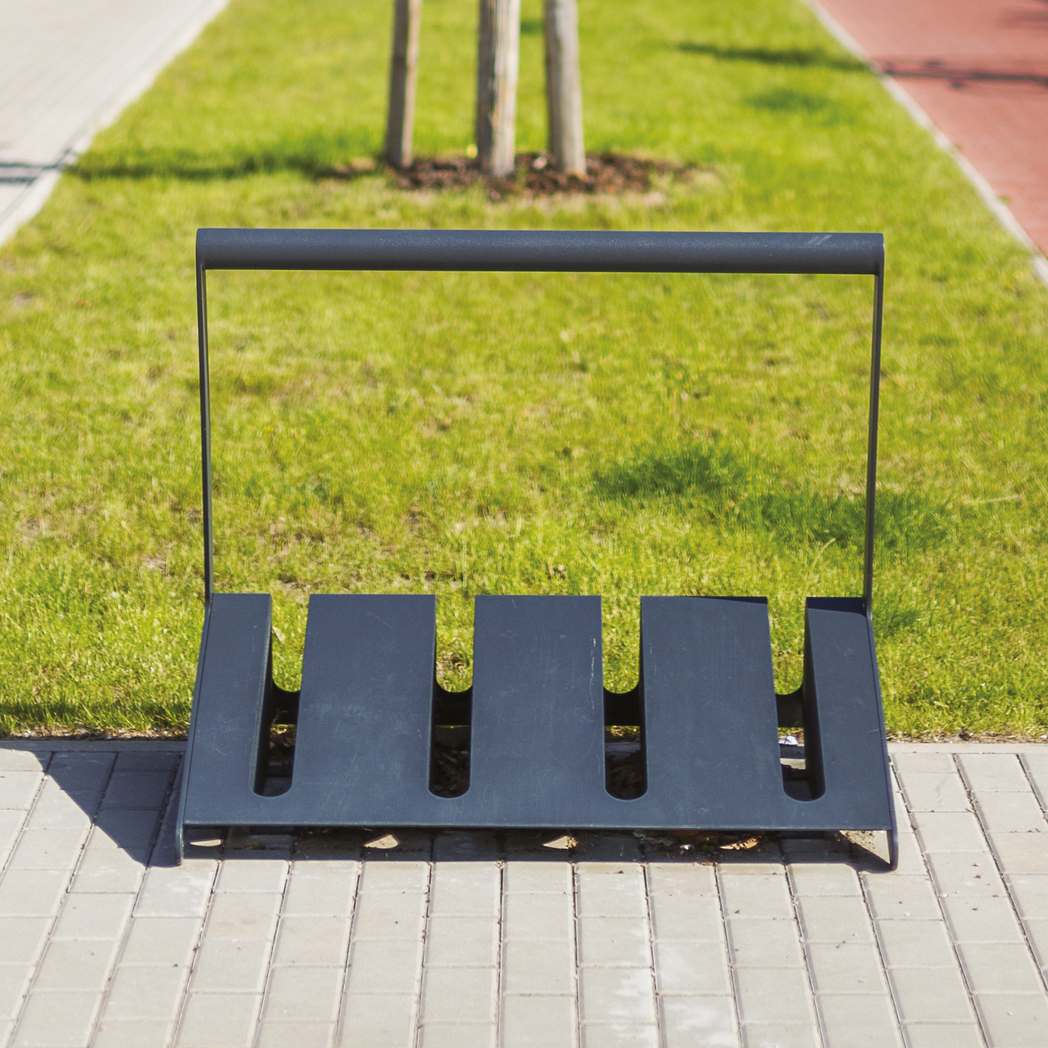 Display product velo | One-sided bicycle stand with bar from manufacturer mmcité