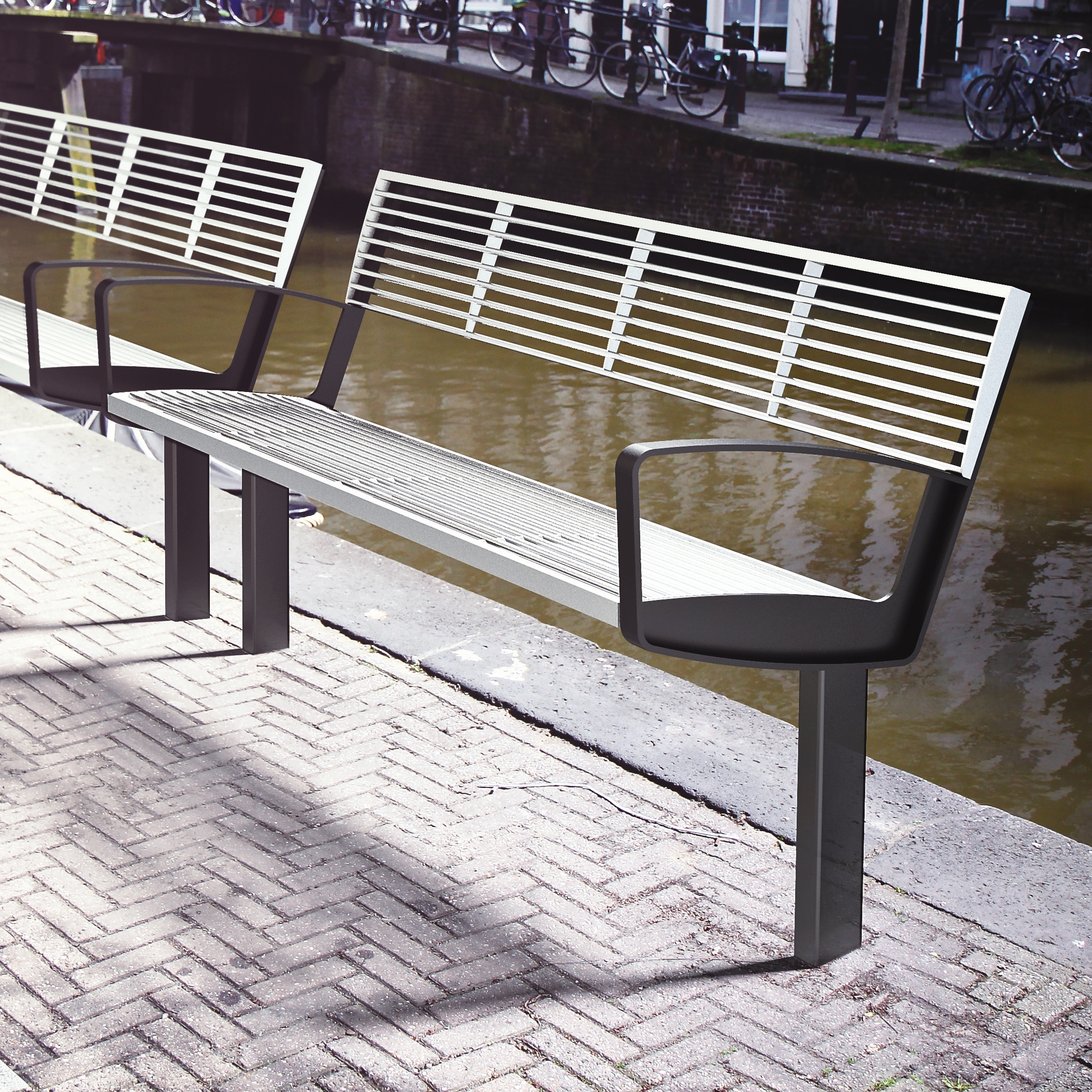 Display product intervera | Park bench from manufacturer mmcité