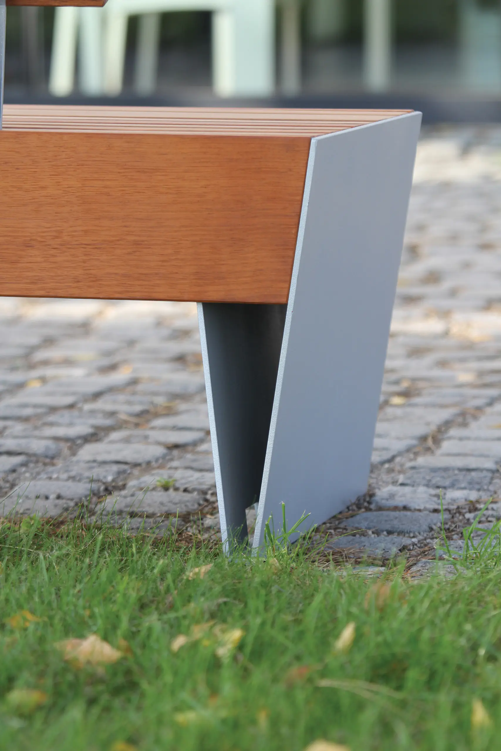 mmcité - blocq | Park bench with backrest