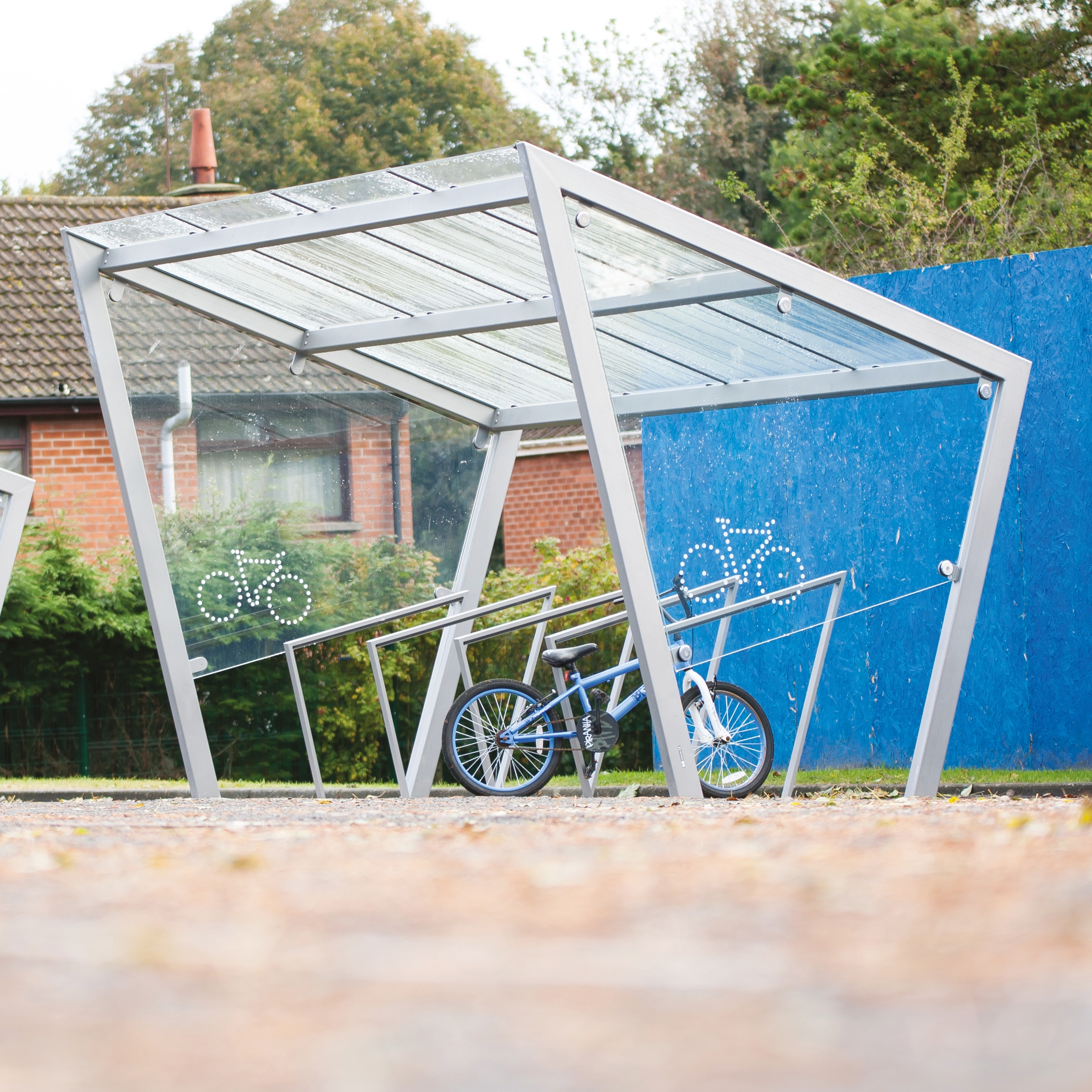 edge | Bicycle shelter