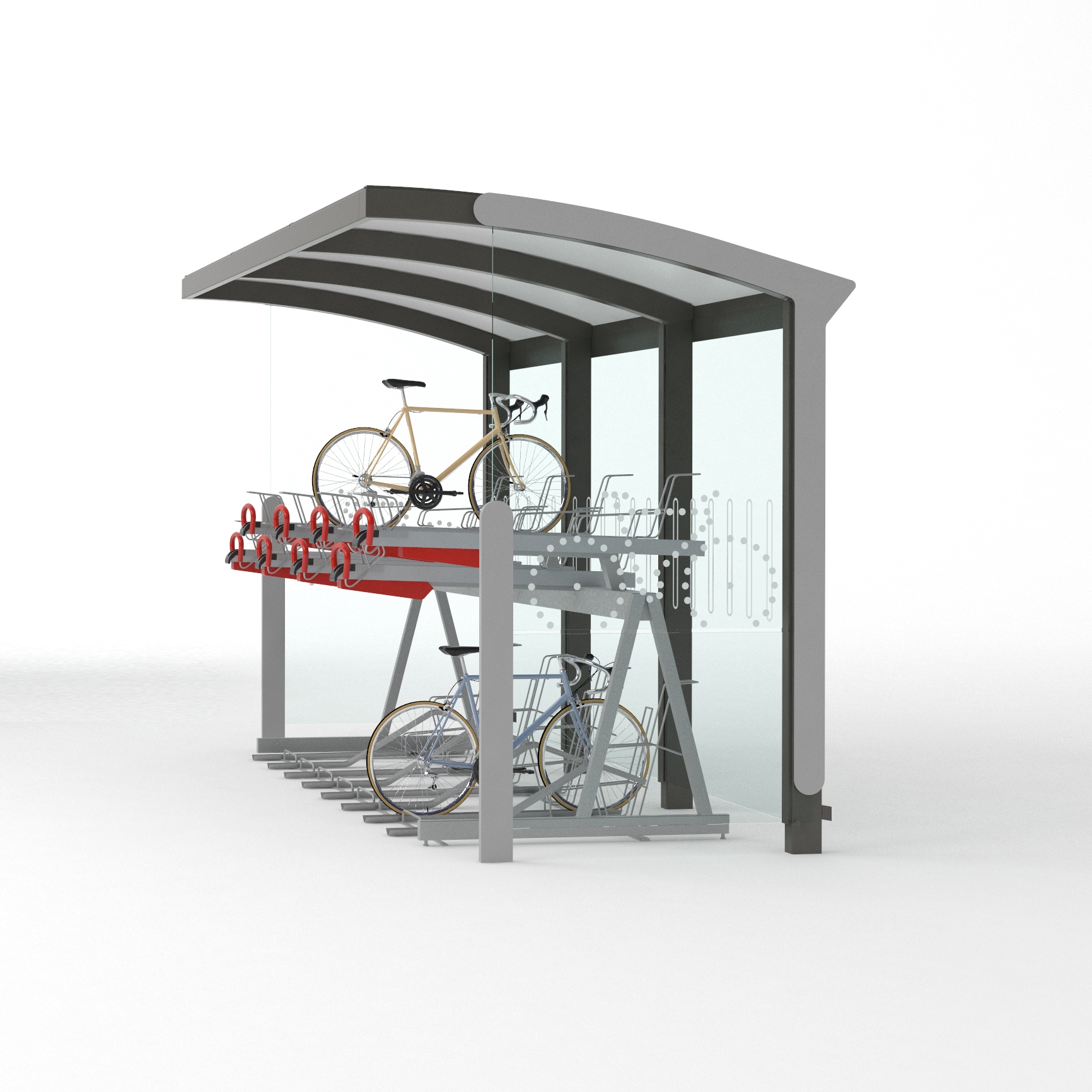 Afficher le produit aureo velo | Bicycle shelter du fabricant mmcité