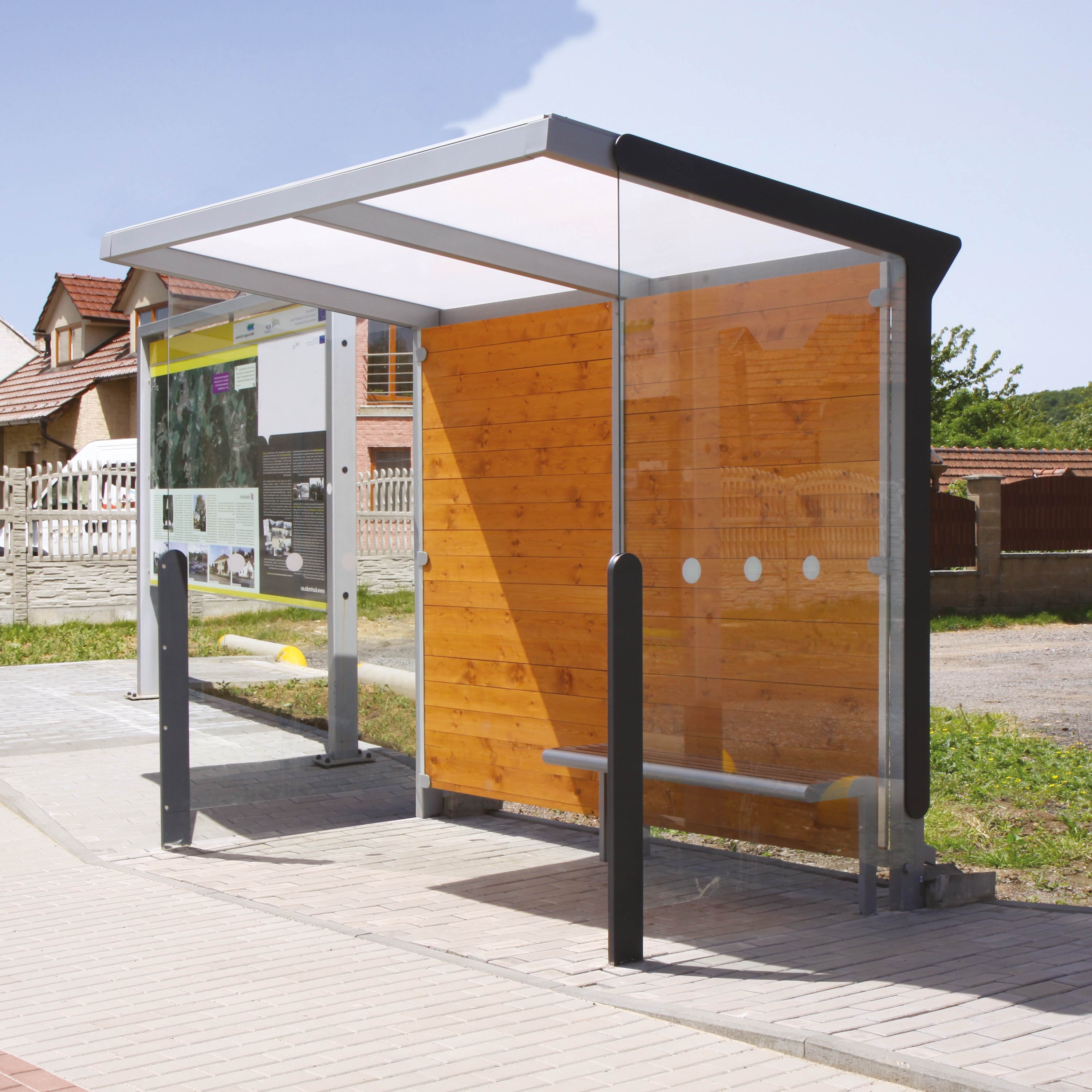 Display product aureo | Bus stop shelter from manufacturer mmcité