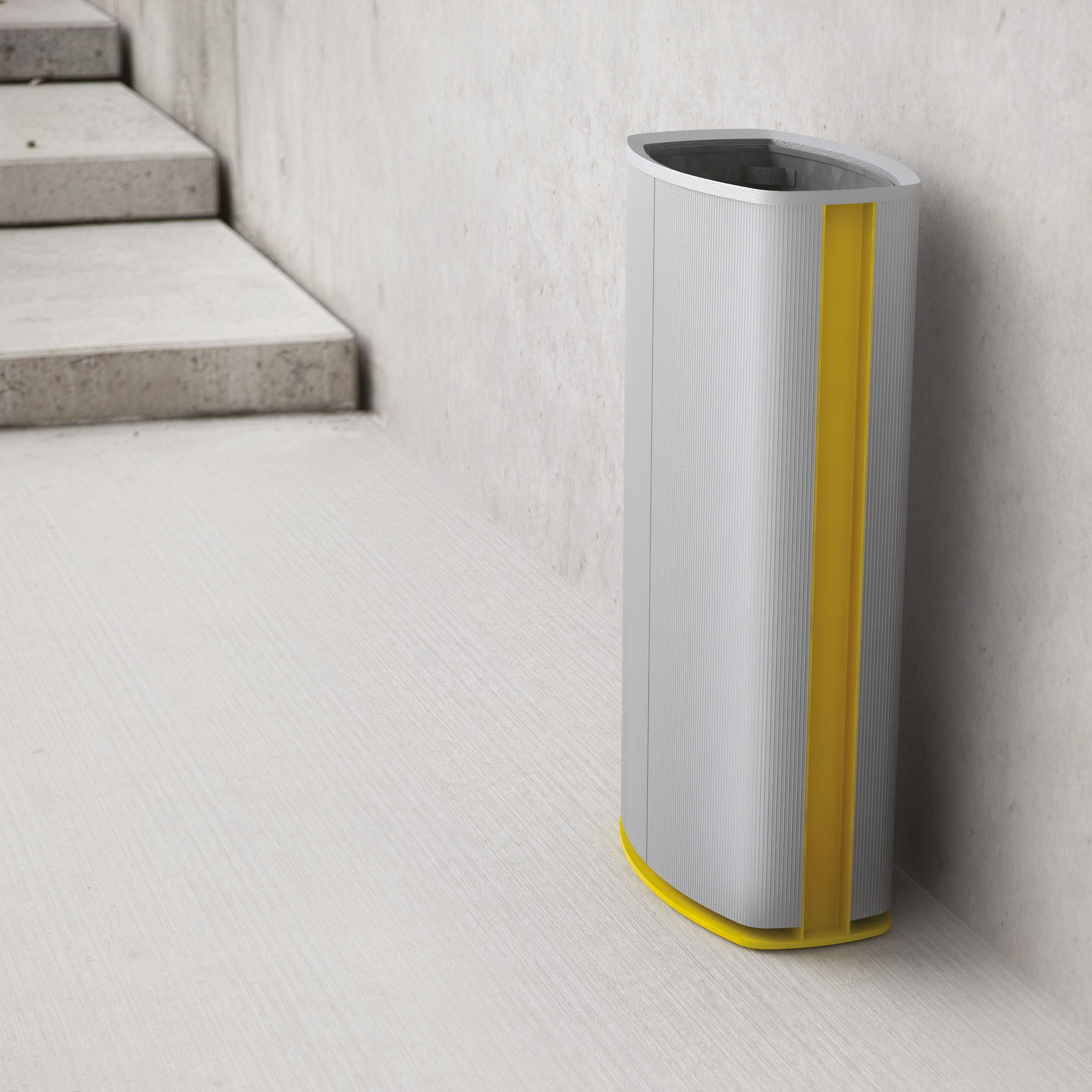 Mostrar el producto minium | Litter bin with aluminum sheating del fabricante mmcité