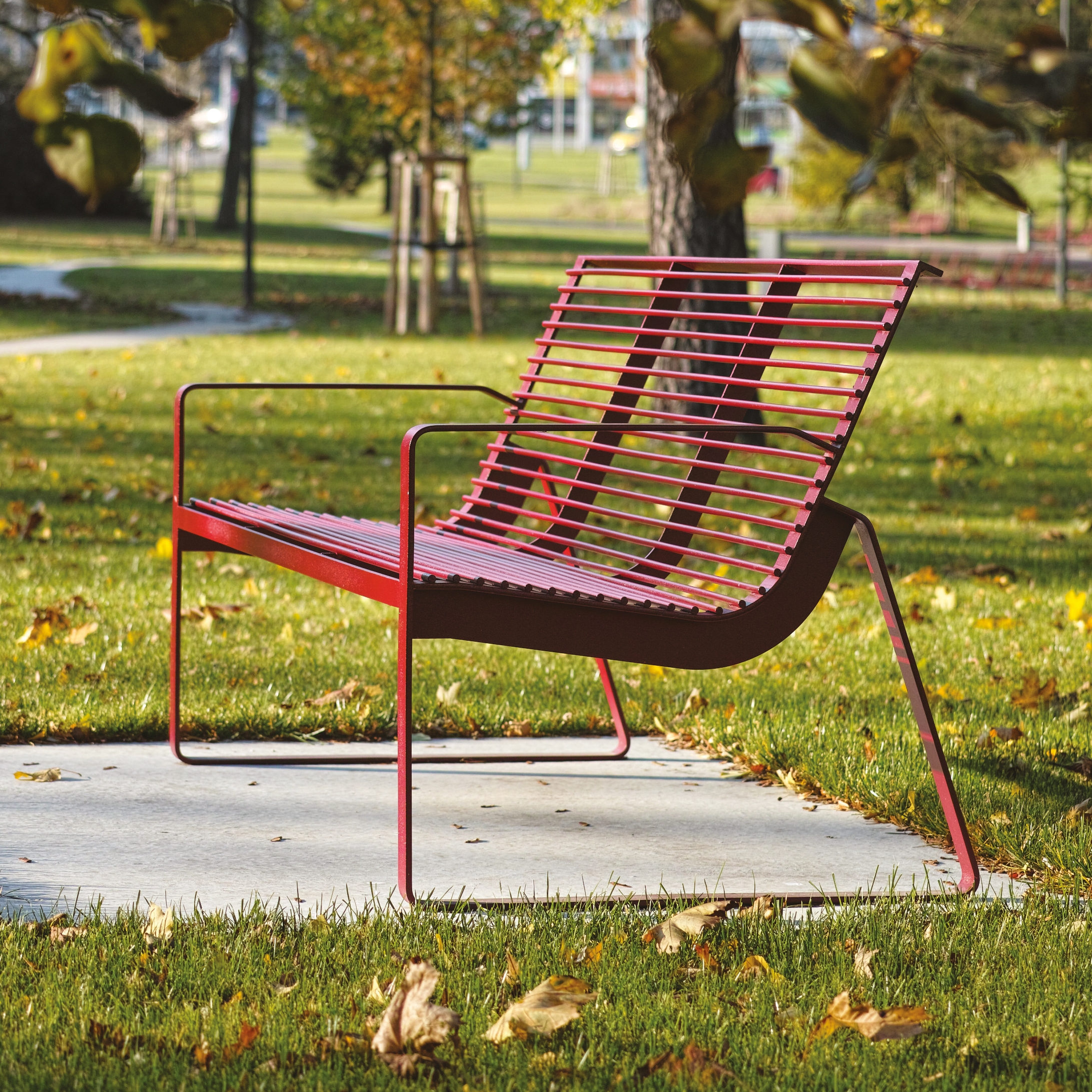 Display product preva urbana | Park bench from manufacturer mmcité