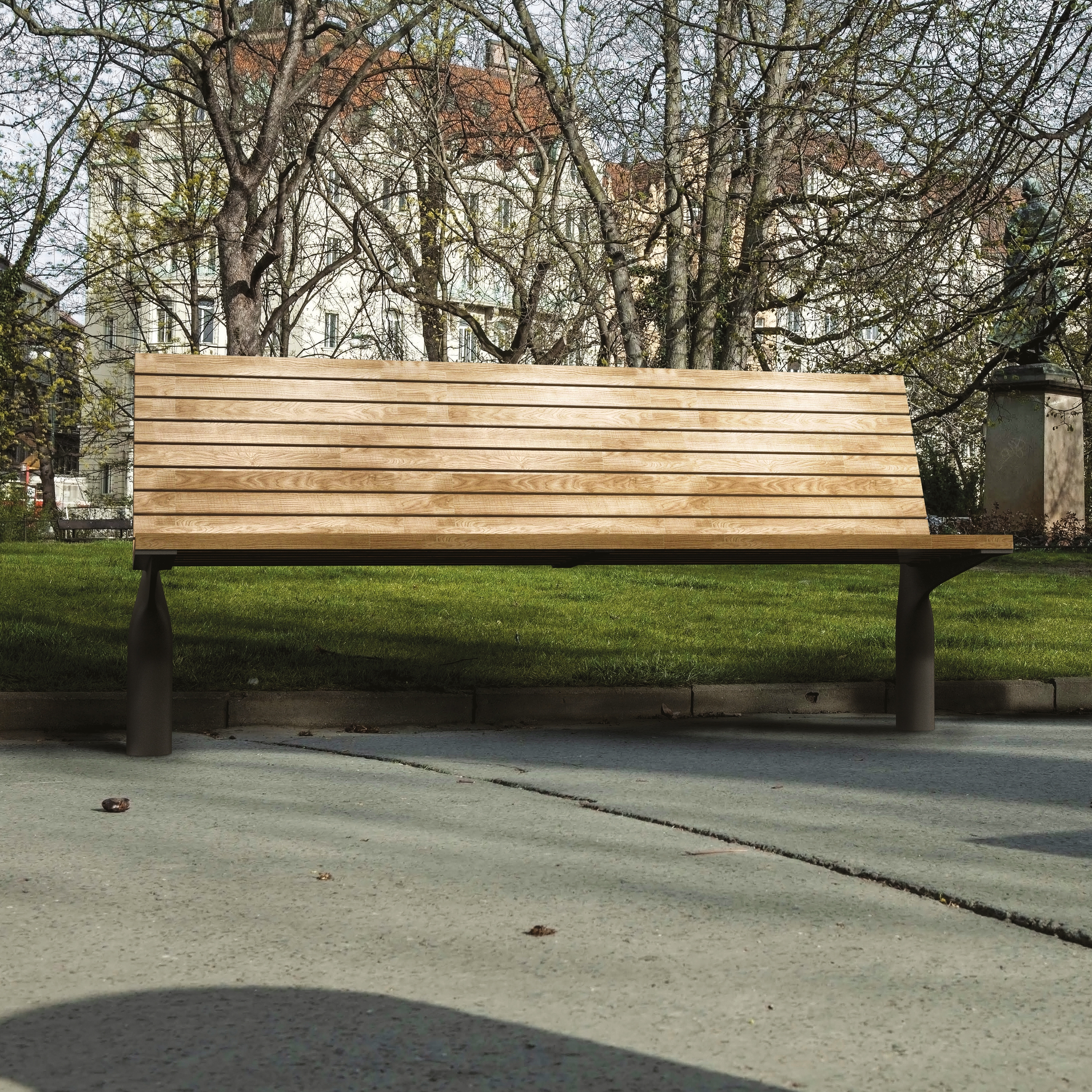 vltau | Park bench with backrest