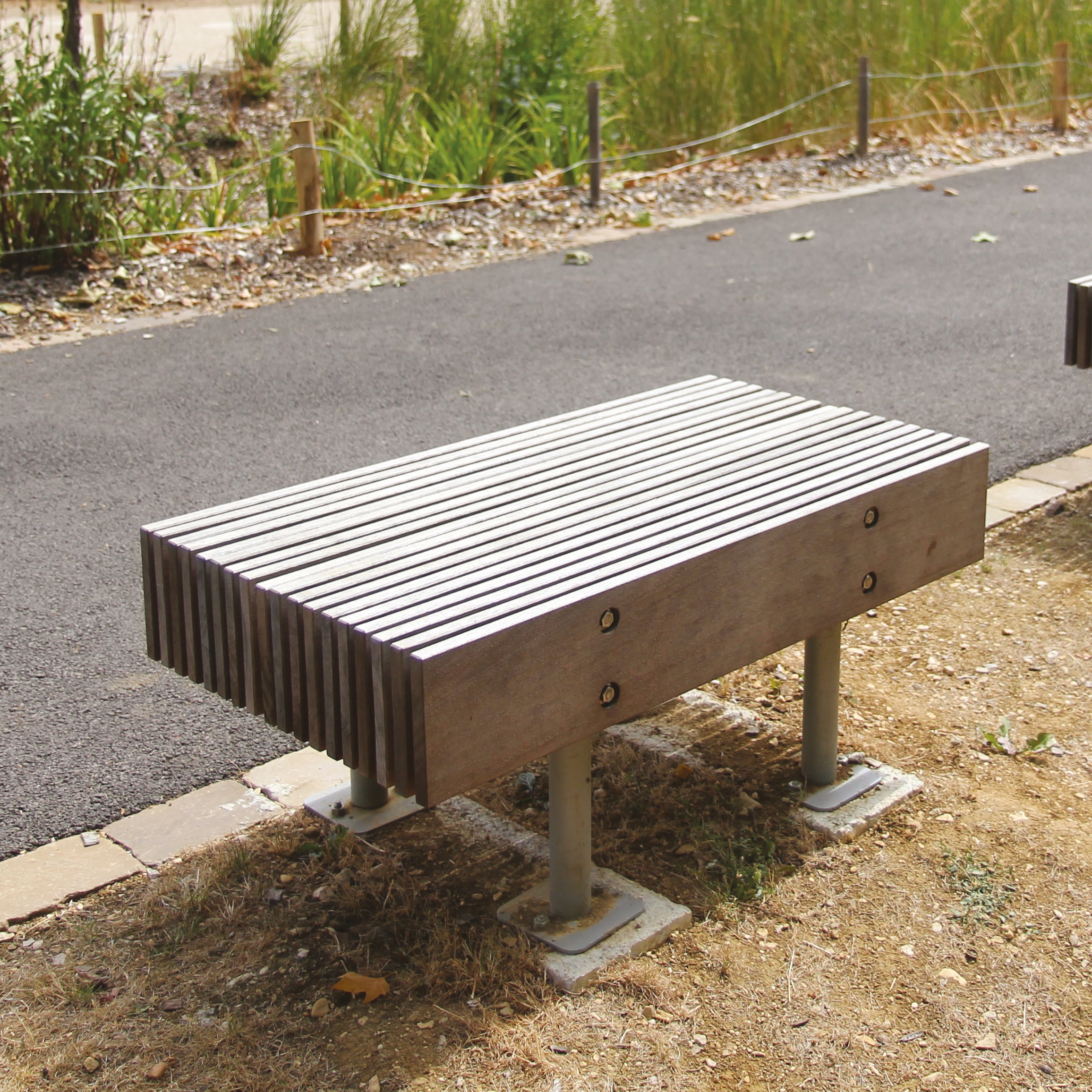 Display product woody | Park bench from manufacturer mmcité