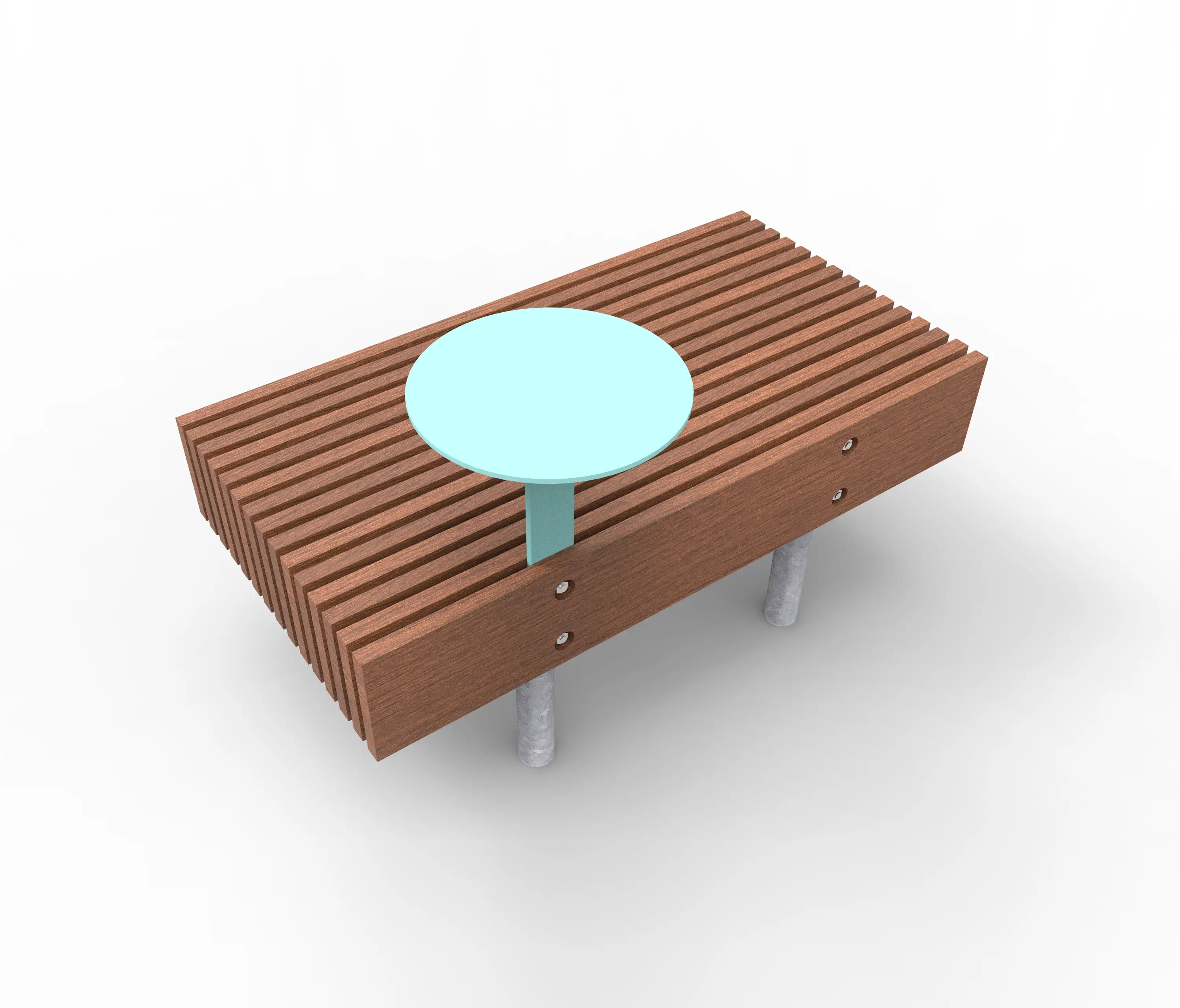 mmcité - woody smart | Smart bench