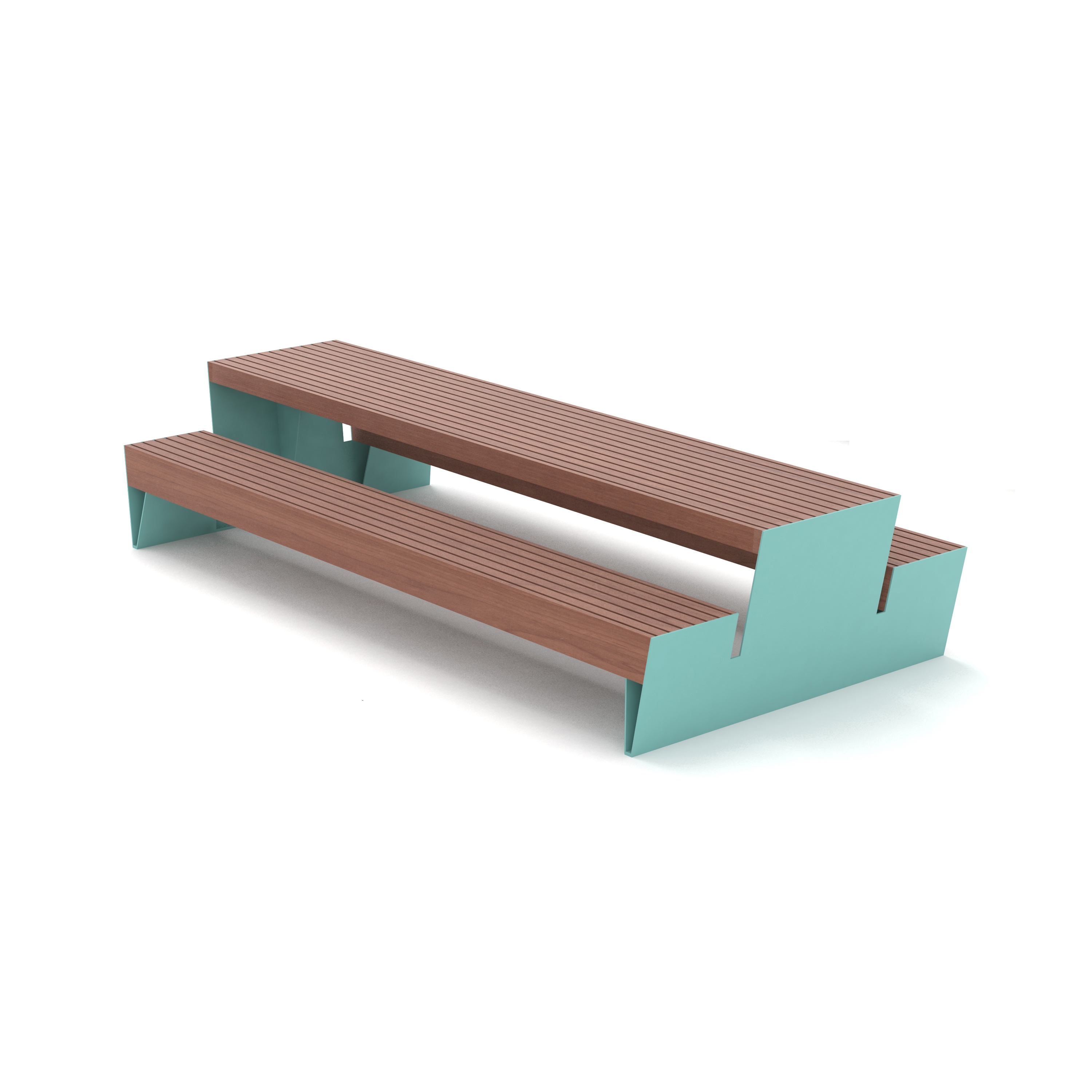 Display product blocq | Park bench picnic set from manufacturer mmcité