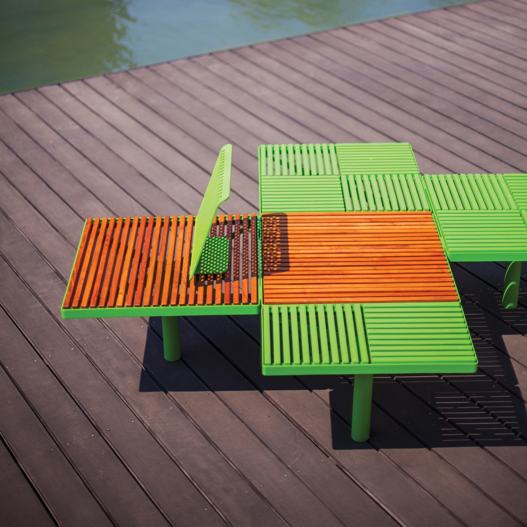 Display product pixel | Park bench from manufacturer mmcité
