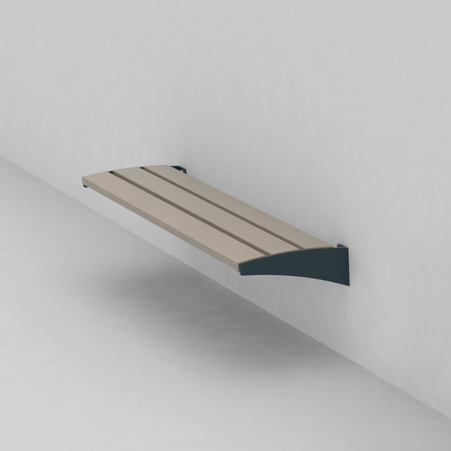 Display product vera | Park bench wall-mounted from manufacturer mmcité