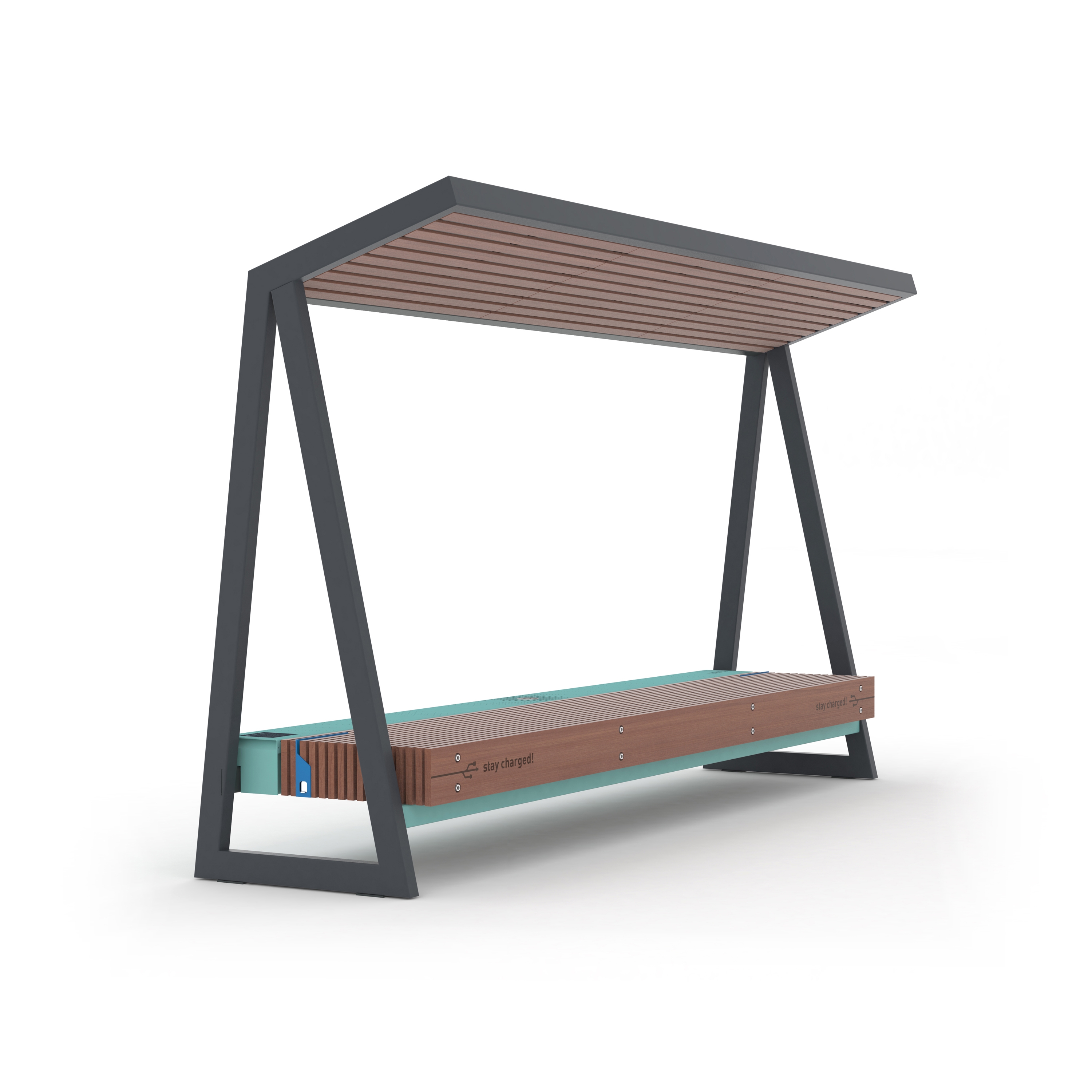woody solar | Solar bench