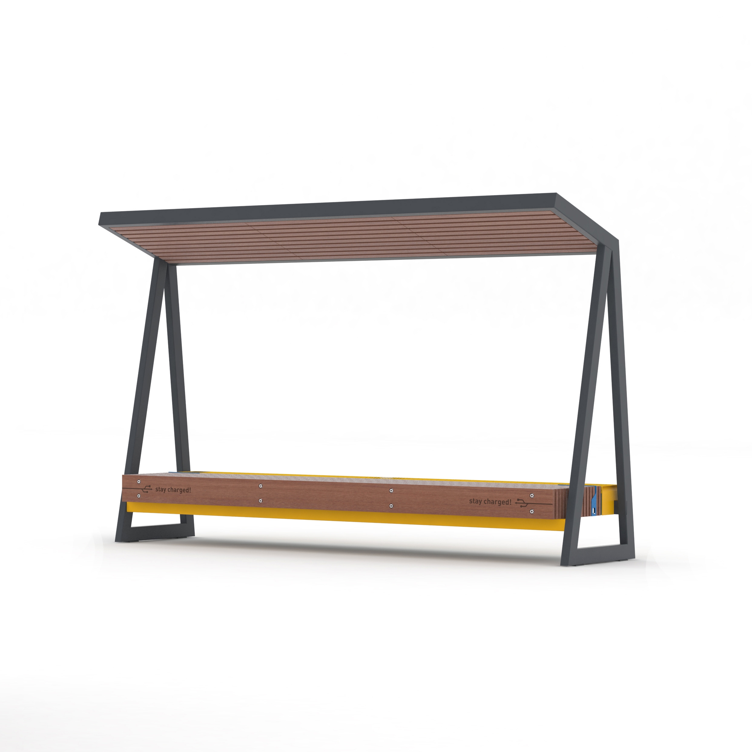 Mostra il prodotto woody solar | Solar bench del produttore mmcité