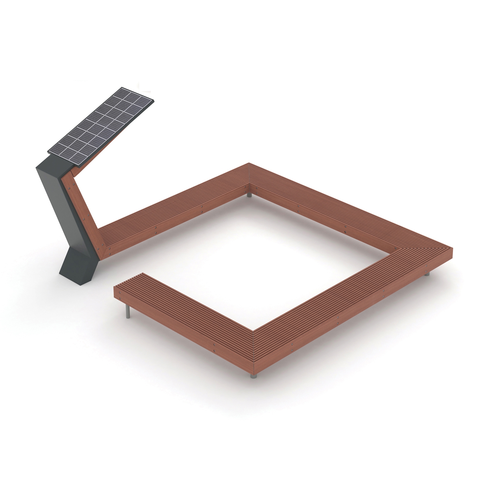 Produkt woody scorpio | Solar bench des Herstellers mmcité anzeigen
