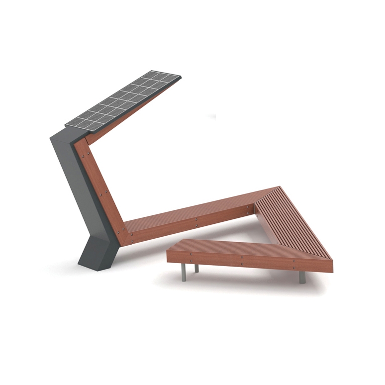 Display product woody scorpio | Solar bench from manufacturer mmcité