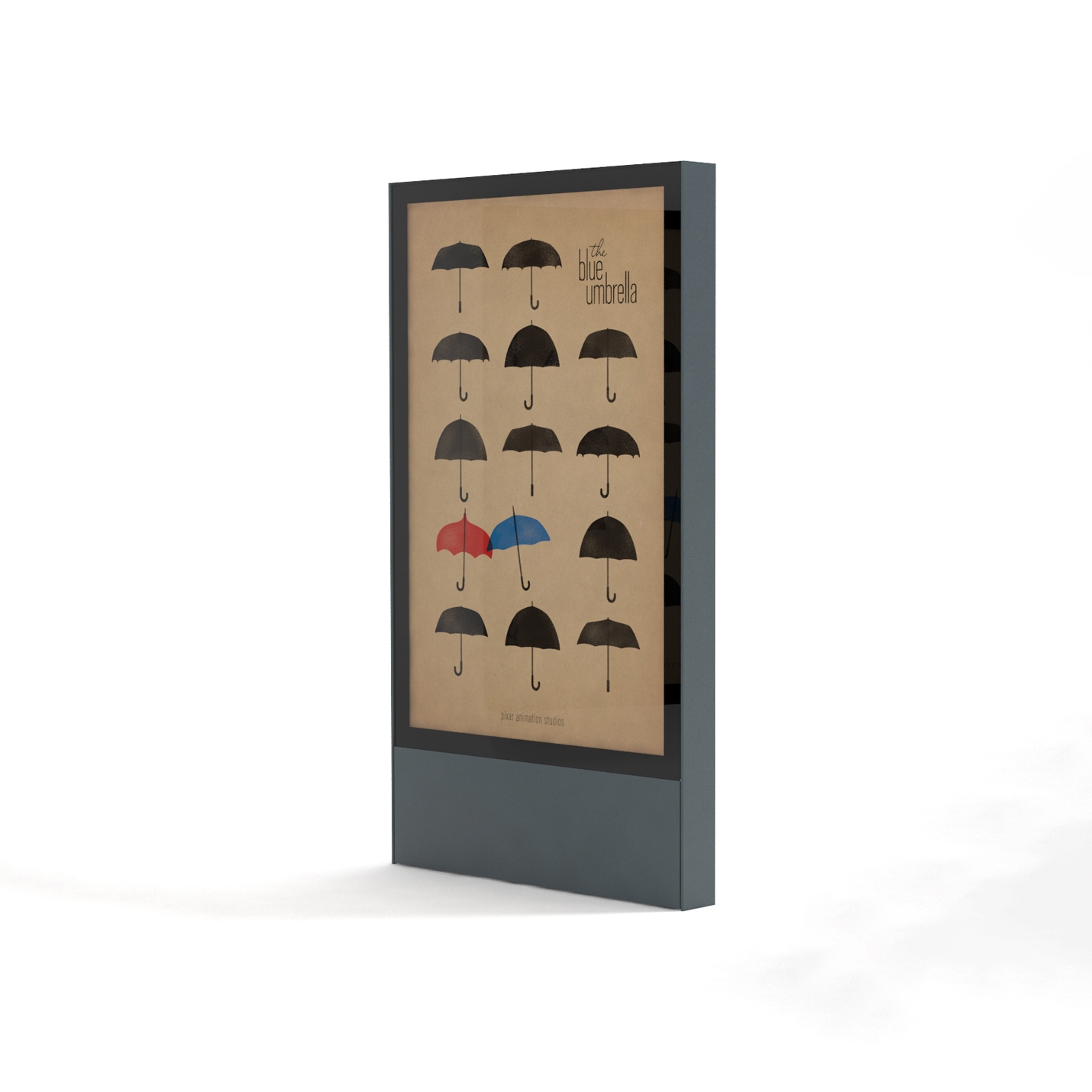 clig | werbevitrine mit Beleuchtung