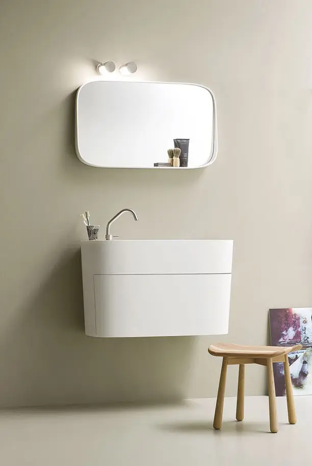 Rexa Design - Fonte Mirror with shelf