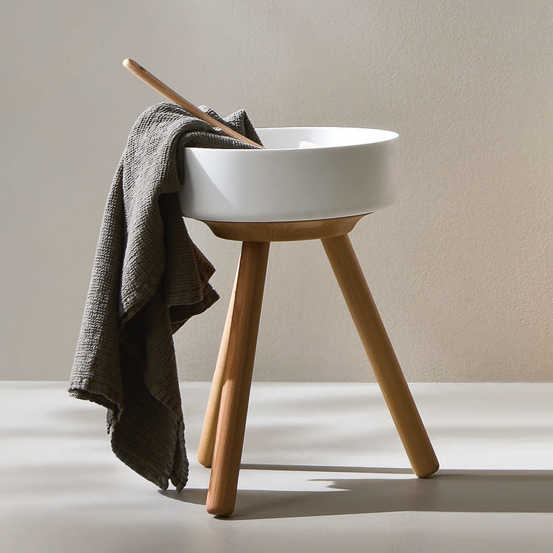 Display product Fonte Stool with Bowl from manufacturer Rexa Design