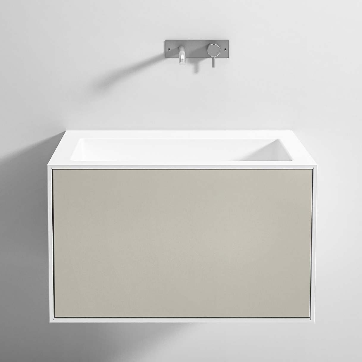 Produkt Waschtischplatten mit integriertem Becken und Schublade des Herstellers Rexa Design anzeigen