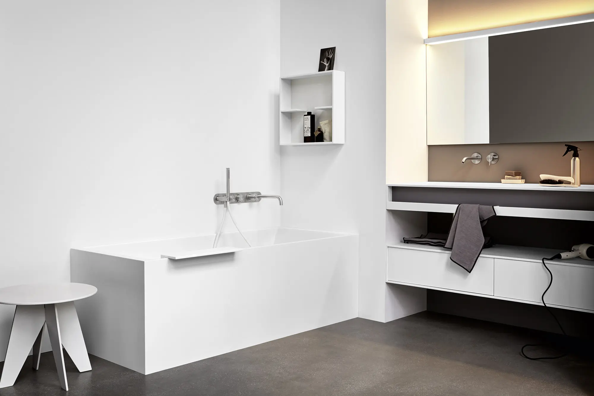 Rexa Design - Unico Plan avec vasque integré