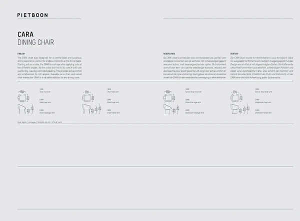 Image d’aperçu du fichier Cara Dining Chair