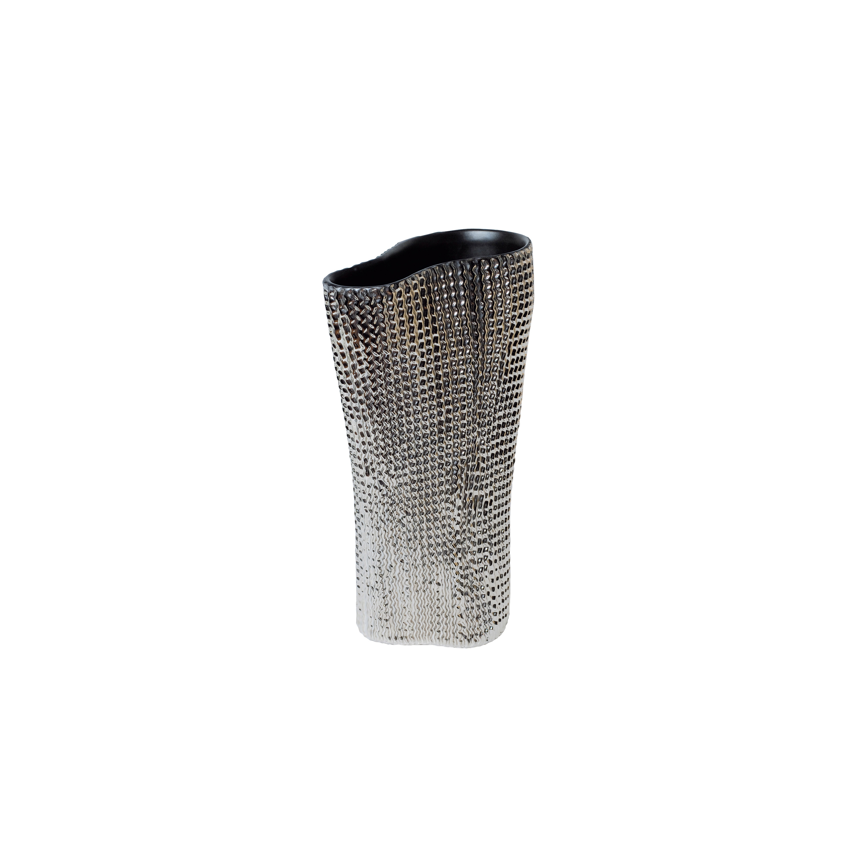 Display product Cardboard Vase | platinum and grey from manufacturer Skitsch by Hub Design