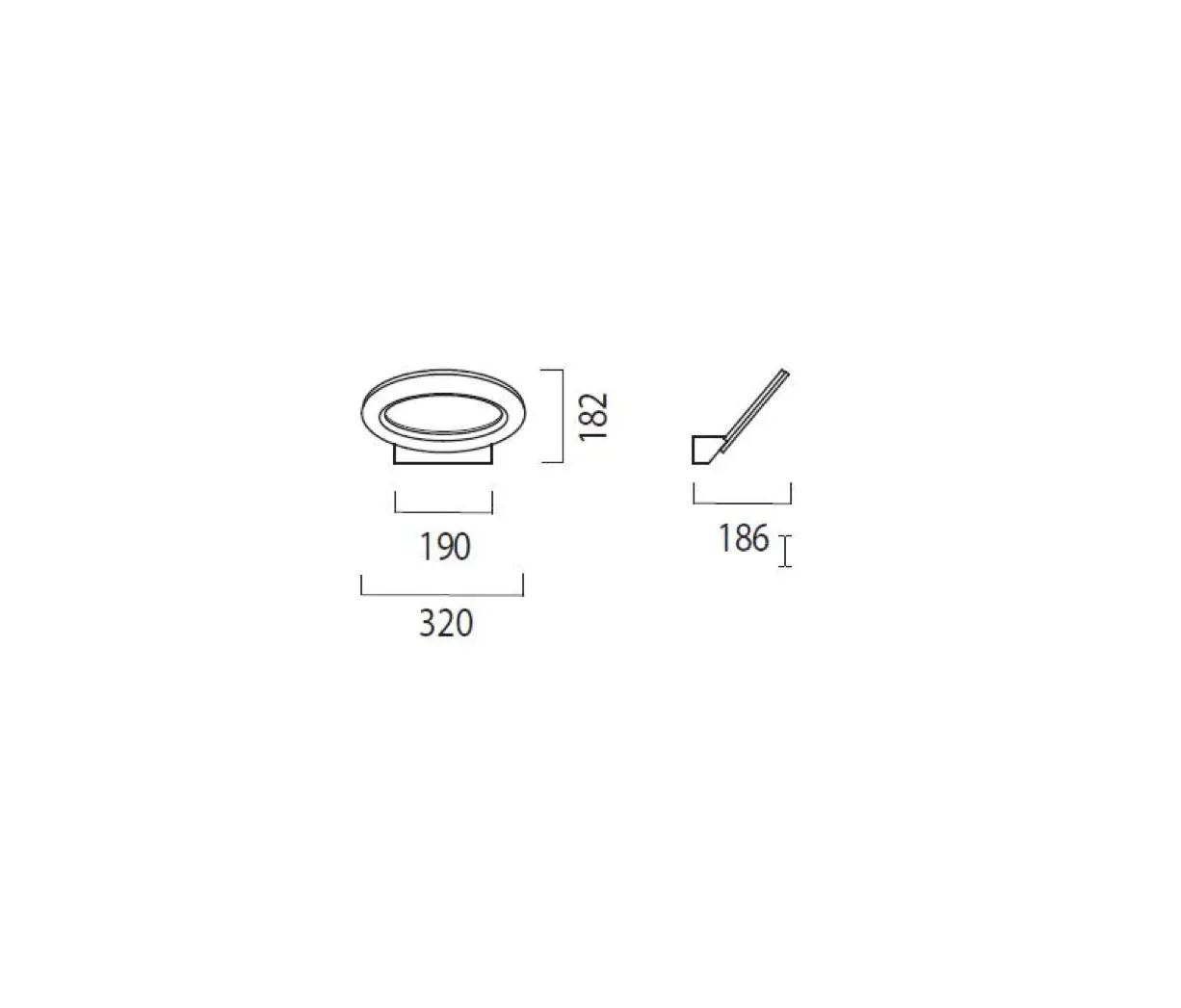 LUCENTE - Eletta Wall light