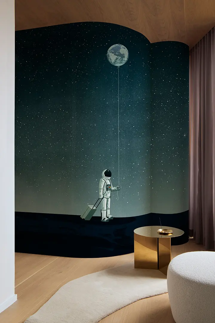 Wall&decò - Walking with the moon