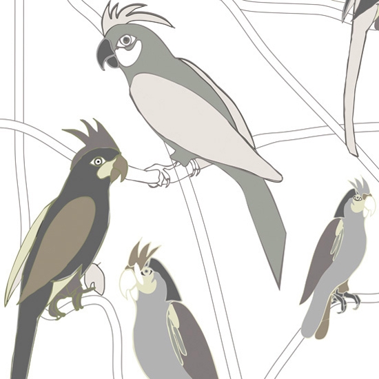 Mostra il prodotto Funny Parrots del produttore Wall&decò