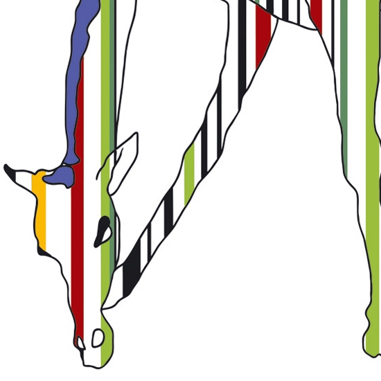 Display product Wild Giraffe from manufacturer Wall&decò