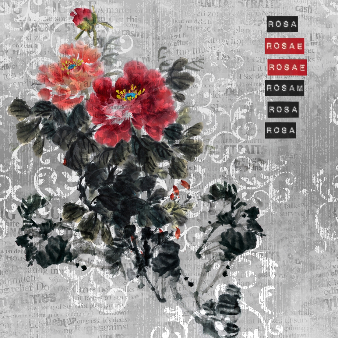 Display product Rosa Rosae from manufacturer Wall&decò