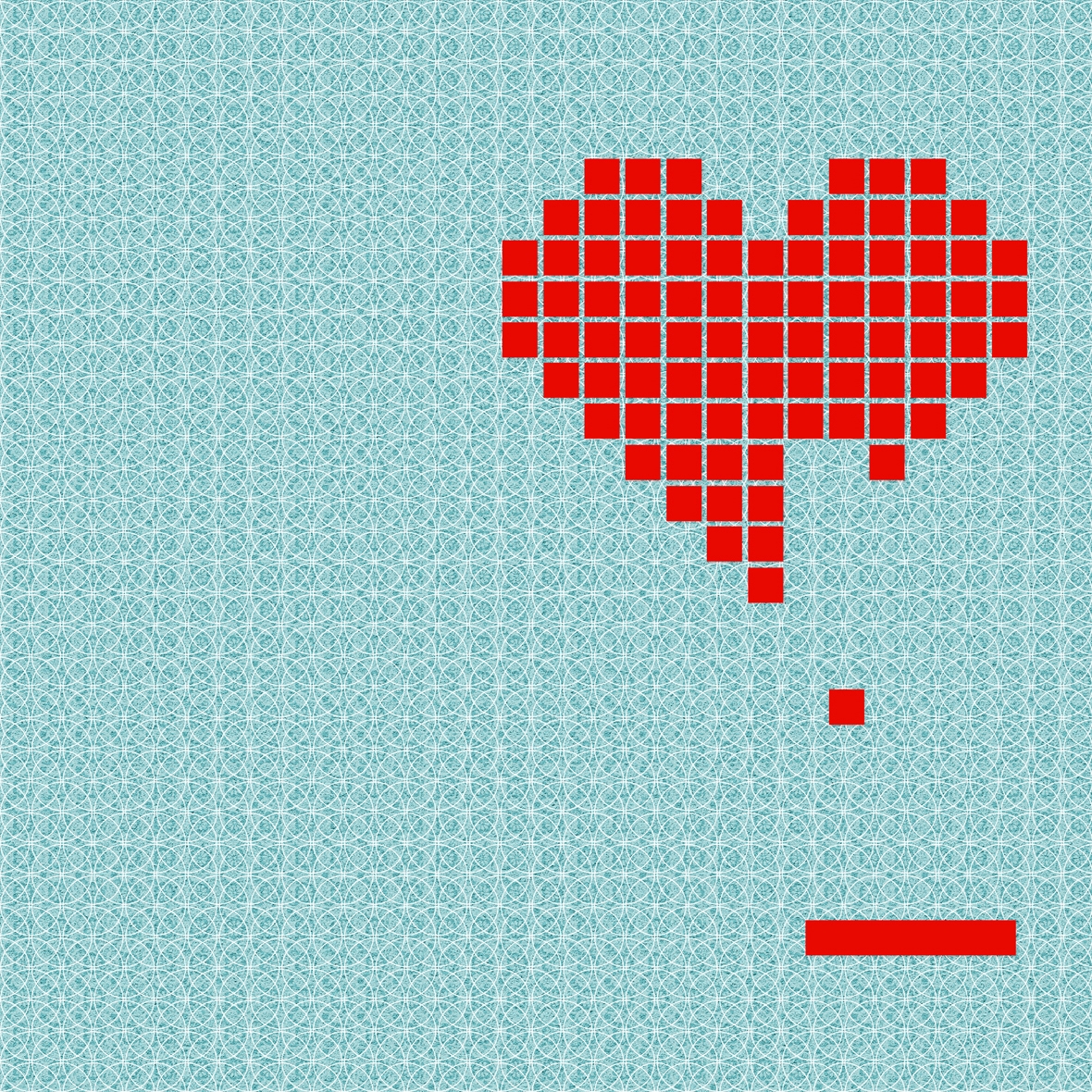 Display product Heart Game from manufacturer Wall&decò