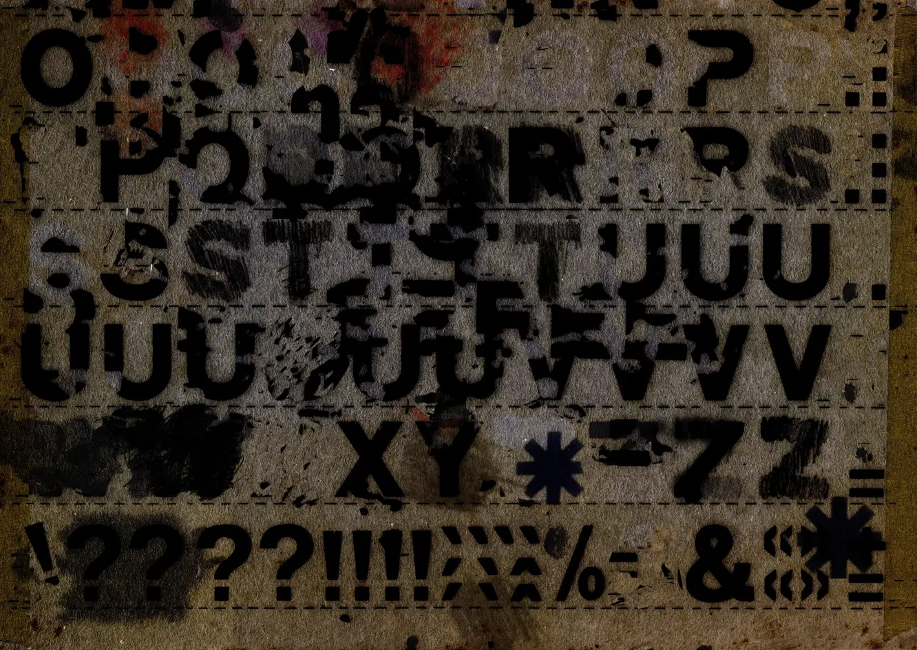Wall&decò - Letra-Set
