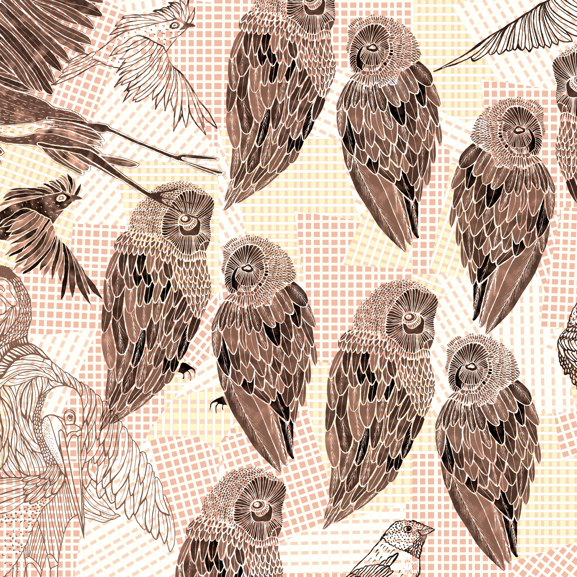 Mostra il prodotto Pencil Birds del produttore Wall&decò