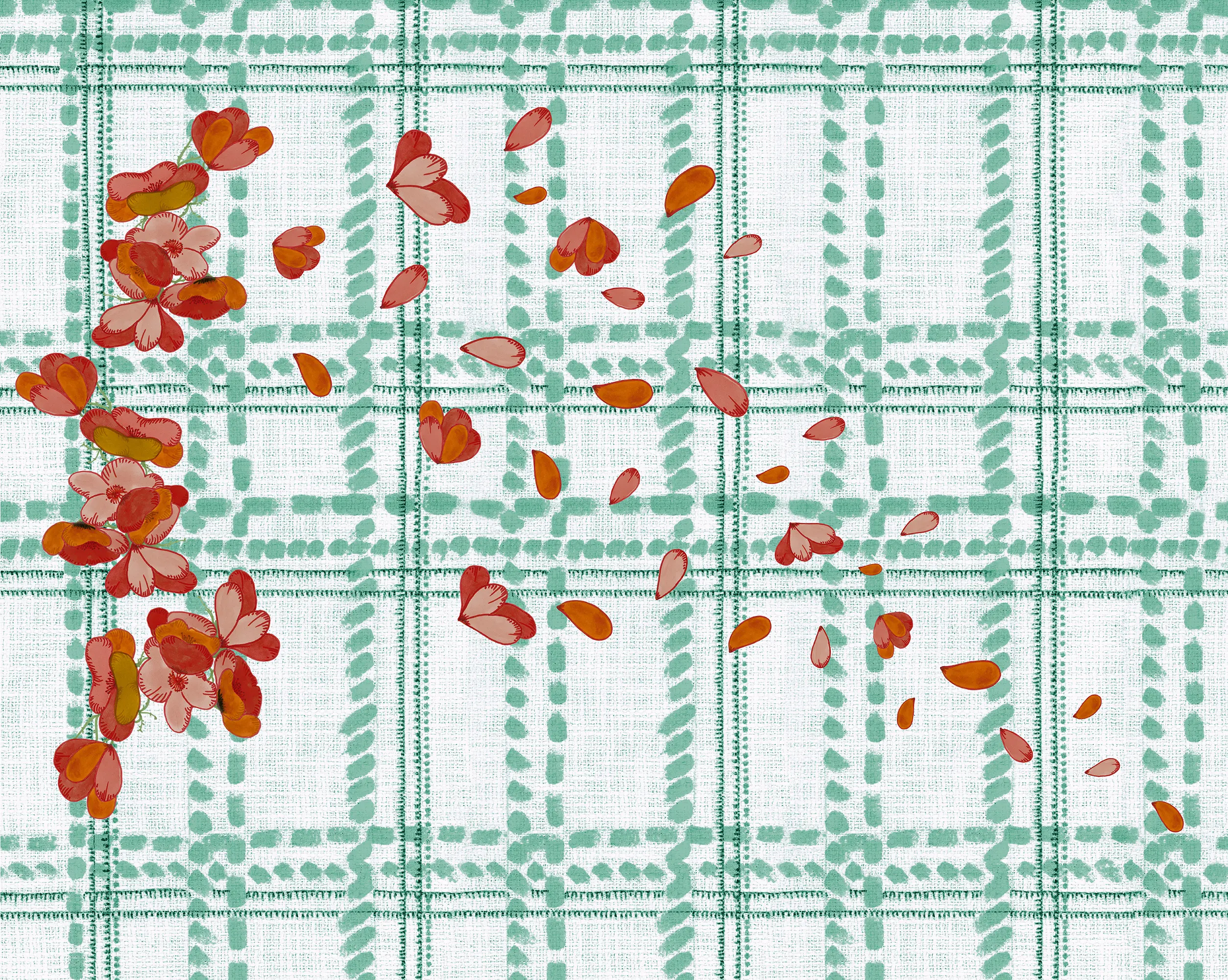 Wall&decò - Scottish Blumen