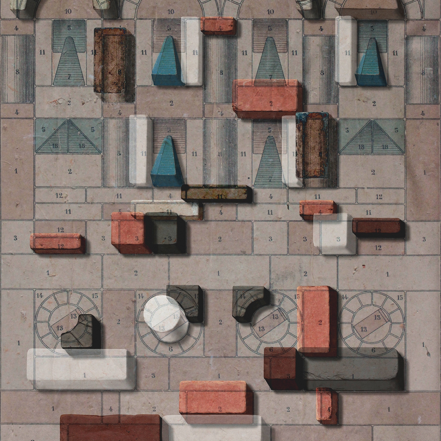Mostrar el producto Jeux De Construction del fabricante Wall&decò
